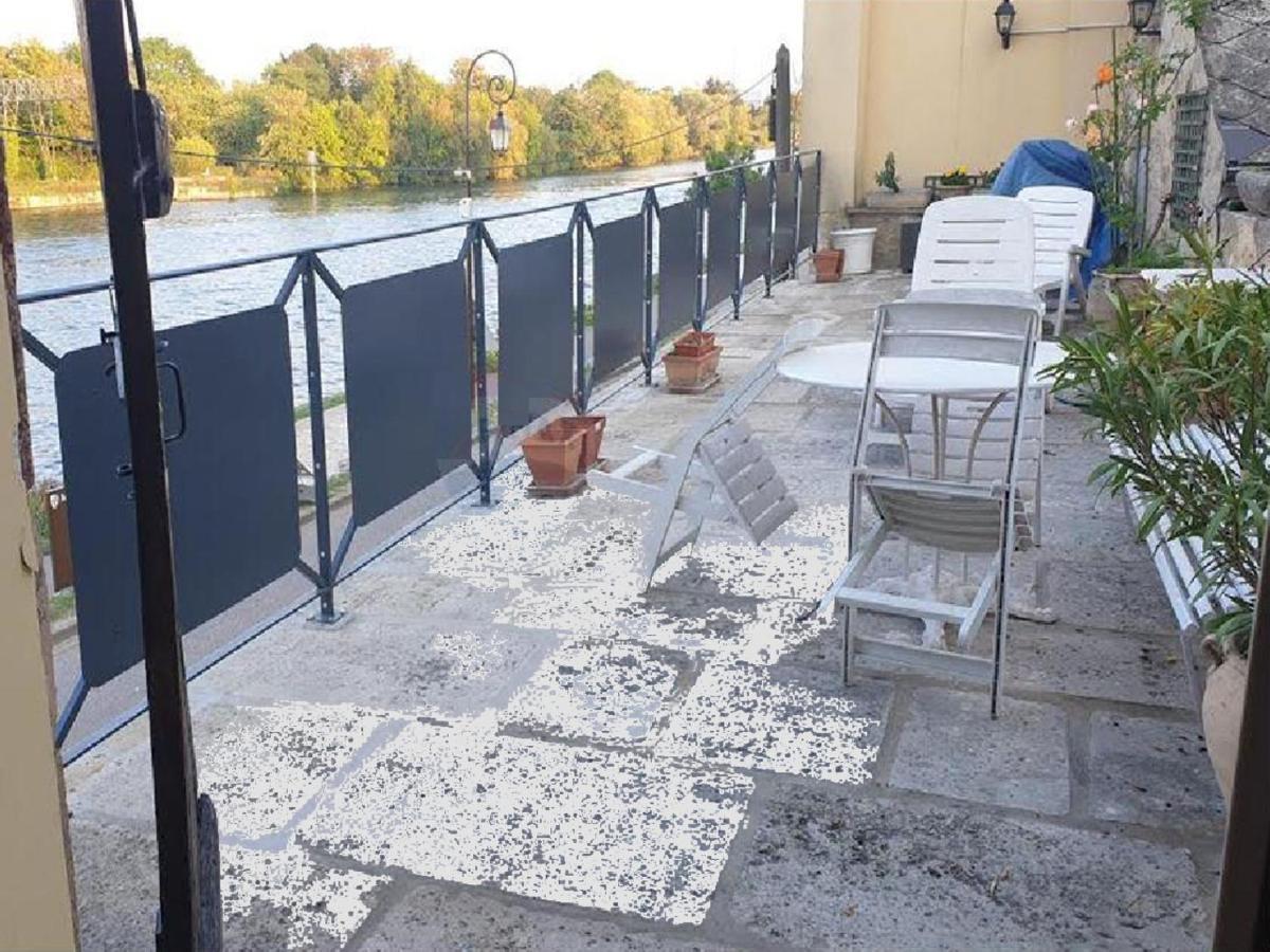 Appartement Grand 2P Terrasse Bord De Seine à Mantes-la-Jolie Extérieur photo